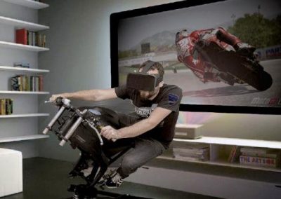 simulador moto realidad virtual - grupo add